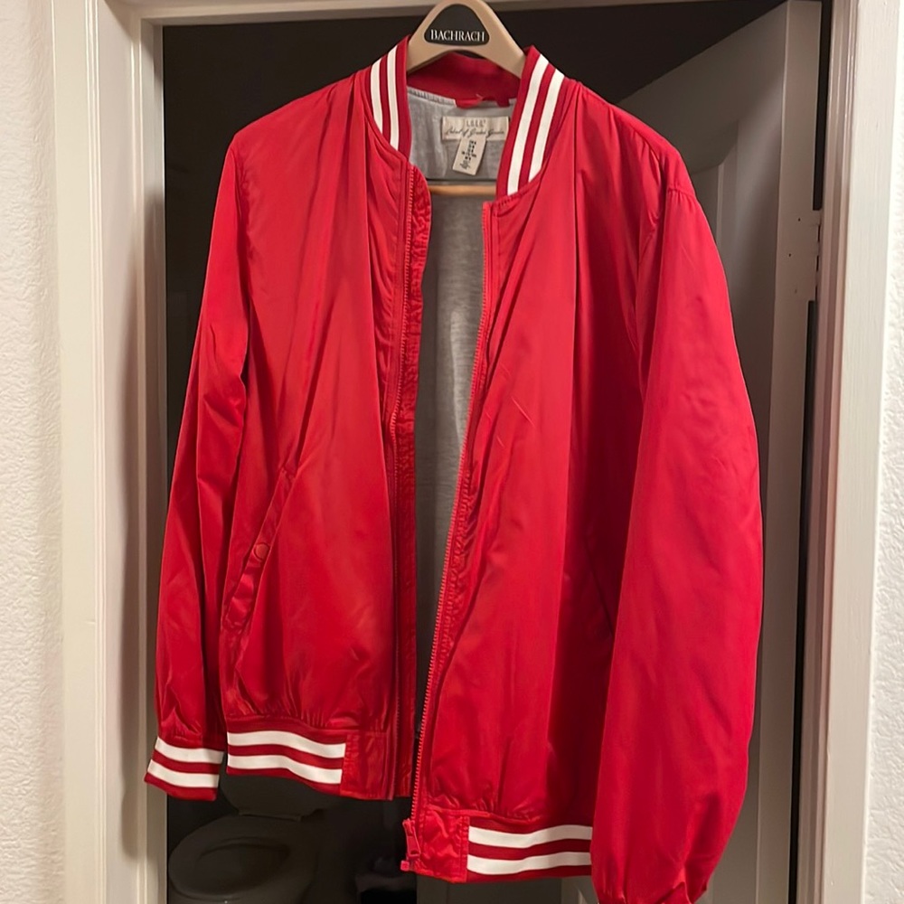 Red Bomber Jacket